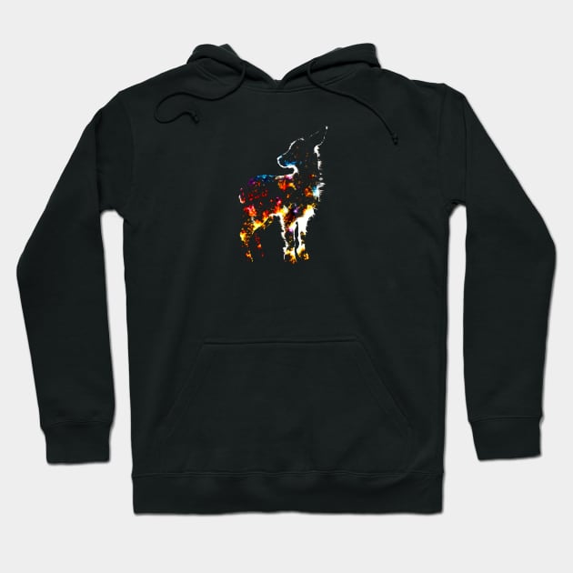 Baby Goat Silhouette #3 Hoodie by Butterfly Venom